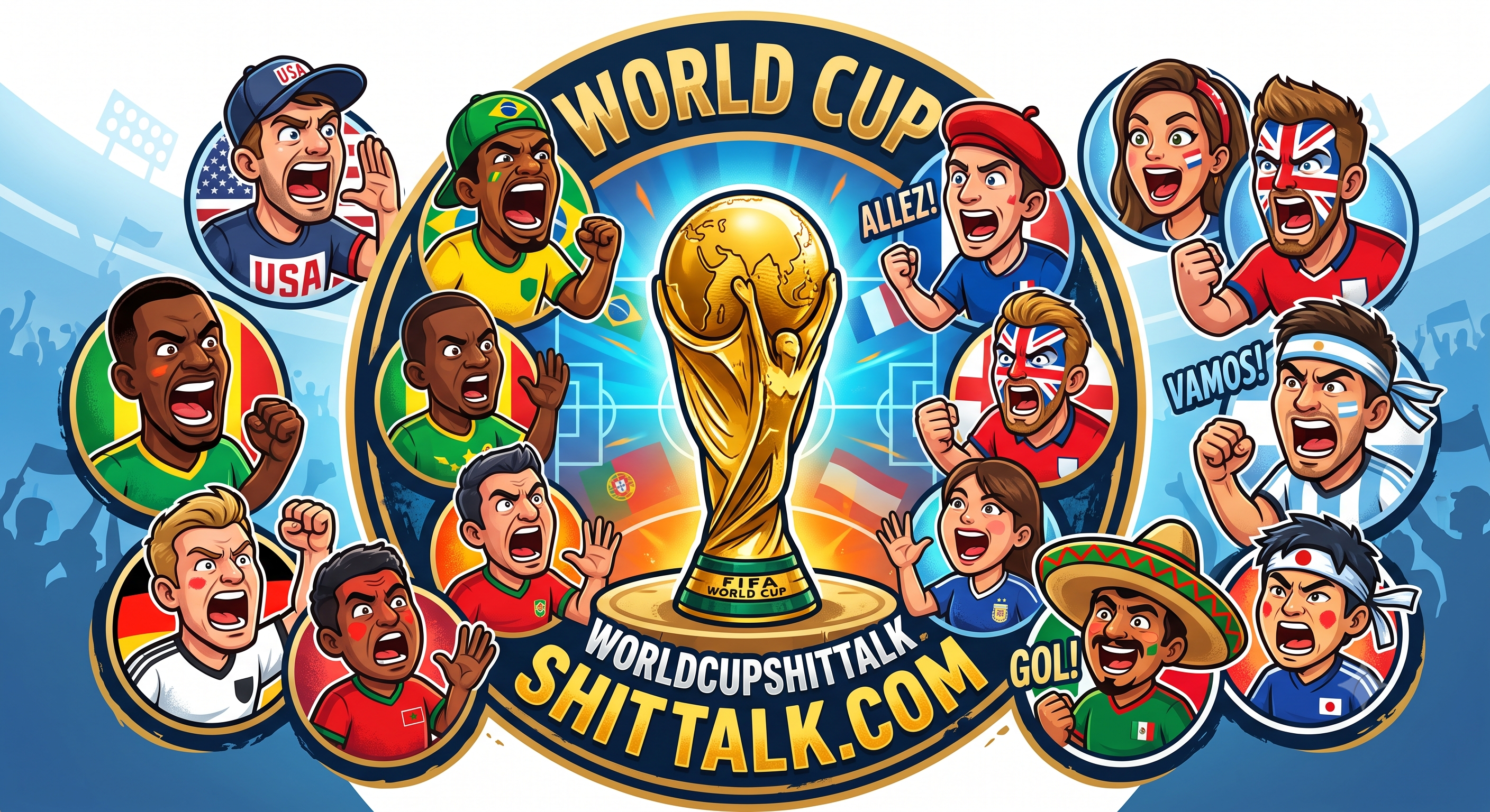 World Cup Shit Talk Logo